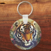 Porte-clés Monogramme de tigre (Recto)