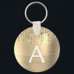Porte-clés Monogramme en acier inoxydable Parties scintillant<br><div class="desc">Luxe Gold Faux Acier Inoxydable Parties scintillant étincelante Métallique et Parties scintillant étincelante Porte - clé. Ces Porte - clés peuvent être customisés pour inclure votre nom initial et prénom. Ces porte - clés font grand doux 16 ans,  douche nuptiale,  mariage ou fête de bachelorette faveurs ou cadeaux.</div>