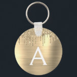 Porte-clés Monogramme en acier inoxydable Parties scintillant<br><div class="desc">Luxe Gold Faux Acier Inoxydable Parties scintillant étincelante Métallique et Parties scintillant étincelante Porte - clé. Ces Porte - clés peuvent être customisés pour inclure votre nom initial et prénom. Ces porte - clés font grand doux 16 ans,  douche nuptiale,  mariage ou fête de bachelorette faveurs ou cadeaux.</div>