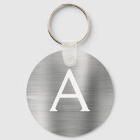 Monogramme en argent de luxe Faux en acier inoxyda