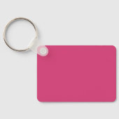 Porte-clés Monogramme en plastique rose et vert (Verso)