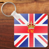 Porte-clés Monogramme et couronne du roi Charles III (Recto)