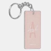Porte-clés Monogramme et nom d'une servante d'État moderne pe (Devant gauche)