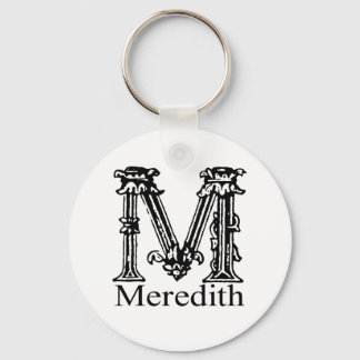 Porte-clés Monogramme fantaisie : Meredith