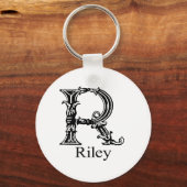 Porte-clés Monogramme fantaisie : Riley (Recto)