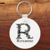 Porte-clés Monogramme fantaisie : Roxanne (Recto)