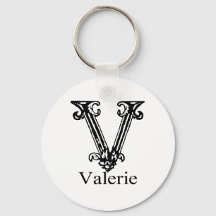 Porte-clés Monogramme fantaisie : Valerie