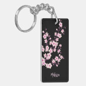 Porte-clés Monogramme Fleurs de Cerisier (Devant gauche)