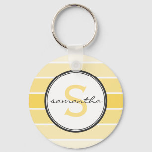 Porte-clés Monogramme jaune d'Ombre