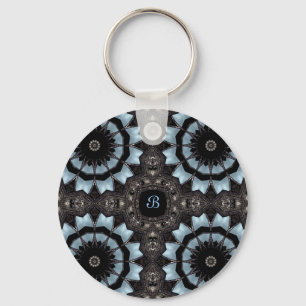 Porte-clés Monogramme médiéval de kaléidoscope