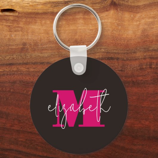 Porte-clés Monogramme moderne (Verso)