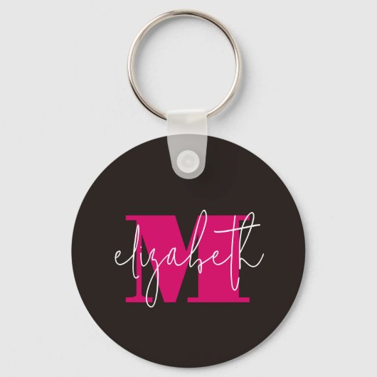 Porte-clés Monogramme moderne (Verso)