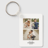 Porte-clés Monogramme moderne 4 Galerie de photos (Recto)