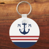 Porte-clés Monogramme nautique (Recto)