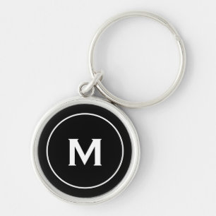 Porte-clés Monogramme noir classique