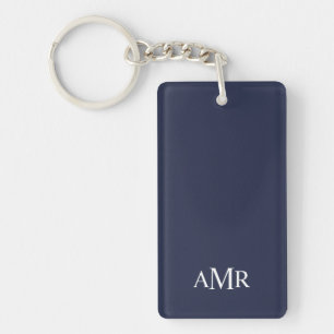 Porte-clés Monogramme personnalisé classique