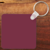 Porte-clés Monogramme personnalisé en Bourgogne, budget (Verso)