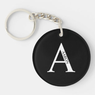 Porte-clés Monogramme personnalisé et Porte - clé de nom