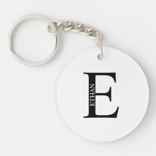 Porte-clés Monogramme personnalisé et Porte - clé de nom