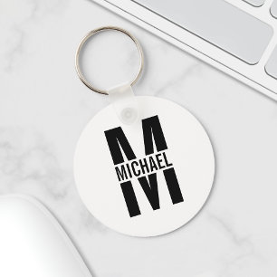 Porte-clés Monogramme personnalisé et Porte - clé de nom