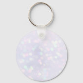 Porte-clés Monogramme personnalisé moderne et nom Liquide (Verso)