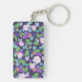 Porte-clés Monogramme porte - clé avec mignonette grenouille  (Dos)