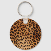 Porte-clés Monogramme Poster de animal léopard (Verso)