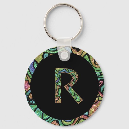 Porte-clés Monogramme R (Recto)