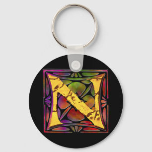 Porte-clés Monogramme : Stainglass N