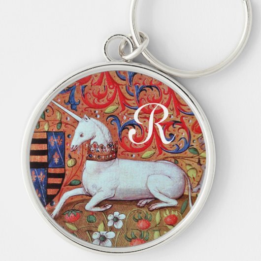 PORTE-CLÉS MONOGRAMME UNICORN (Devant)