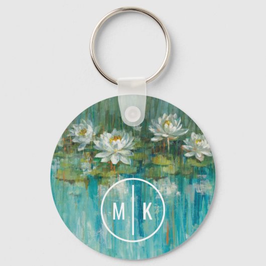 Porte-clés monogramme | Water Lily Pond (Recto)
