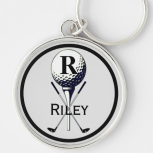 Porte-clés Monogrammed Golf Tee Keychain