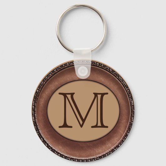 Porte-clés Monogrammed Personalized Keychain for Men (Recto)