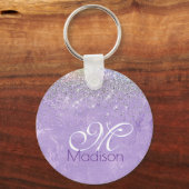 Porte-clés Monographie de la parties scintillant mignonne iri (Verso)