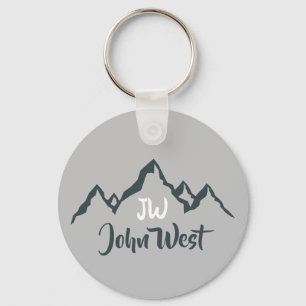 Porte-clés Monographie personnalisée de la chaîne de montagne