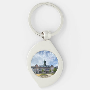 Porte-clés Mons ou ville ancienne de Bergen en Belgique voyag