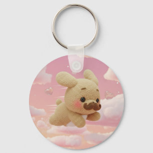 Porte-clés Monsieur Dog : Kanji japonais personnalisé Yumekaw