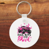 Porte-clés Monster Camion Cool Garçons Porter Nk Cancer du se (Recto)