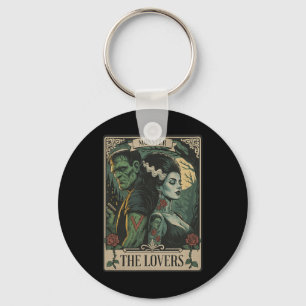 Porte-clés Monster Lovers Tarot Card Gothic Frankenstein Hall