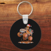 Porte-clés Monster Truck Gingerbread Man Funny Christmas Baki (Recto)