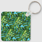 Porte-clés Monstera Feuille Porte - clé Cadeau vert (Dos)