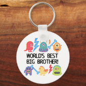 Porte-clés Monsters World's Best Big Brother (Recto)
