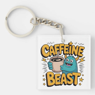 Porte-clés Monstre de café