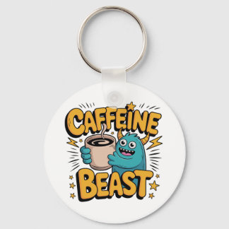 Porte-clés Monstre de café
