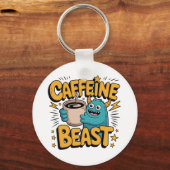 Porte-clés Monstre de café (Recto)
