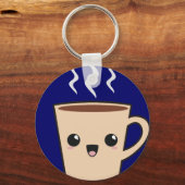Porte-clés Monstre de café Kawaii (Recto)