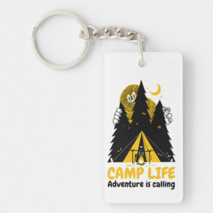 Porte-clés Monstre de Camping Drôle – Aventure de la Vie de C