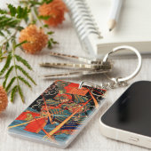 PORTE-CLÉS MONSTRE DE COMBAT SAMURAI (Devant droit)