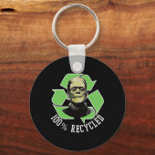 Porte-clés Monstre de Frankenstein - 100% Recyclé S Funny Hal (Recto)