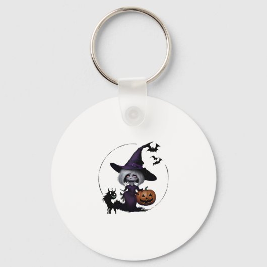 Porte-clés Monstre En Sticker Halloween (Recto)